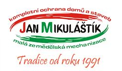 Jan Mikuláštík - zahradní technika, ochrana domů a staveb Třeboň