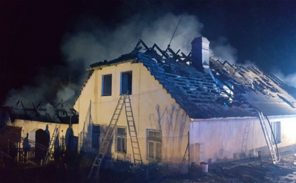 Při požáru statku ve Vitějovicích vznikla téměř dvoumiliónová škoda