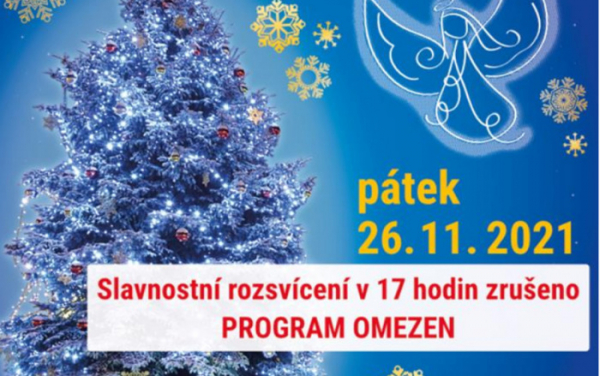 Město Tábor omezuje dva programy: Slavnostní rozsvícení vánočního stromu a Čertoviny