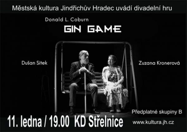 Úspěšné představení Gin game je první letošní divadlo na Střelnici v Jindřichově Hradci