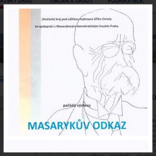 Výstava - Masarykův odkaz